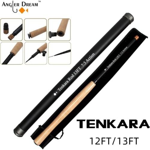ANGLER DREAM Fly Fishing Rod Tenkara 12/13FT Fishing Rod 30T carbon fiber Telescopic Fly Fishing Rod