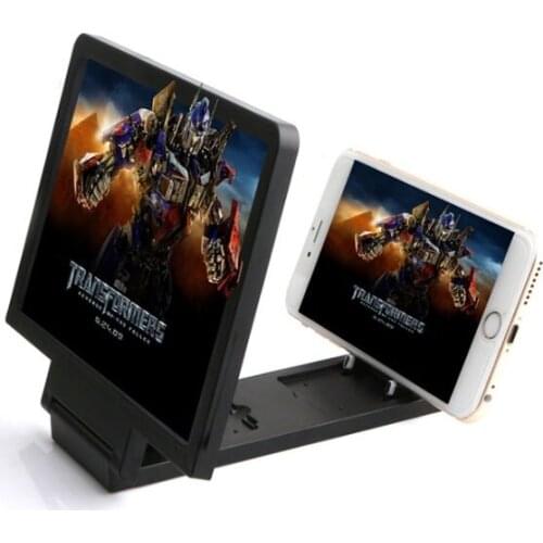 8.2 inch 3D Phone Screen Magnifying Glass 3X Desktop Foldable Stereoscopic Amplifying HD Tablet Video Screen Magnifier