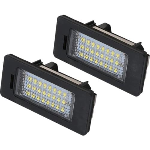 10Sets Car LED Auto HID White Rear Tag License Plate Number Lights 6000K For Bmw E39 M5 E70 E71 X5 X6 E60 M5 E90 E92 E93 M3