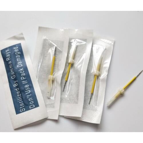 100pcs 5R Original Taiwan Dargon Machine Needles For Permanent Makeup Eyebrow/Eyeliner/Lip 3D Embroidery Tattoo Beauty