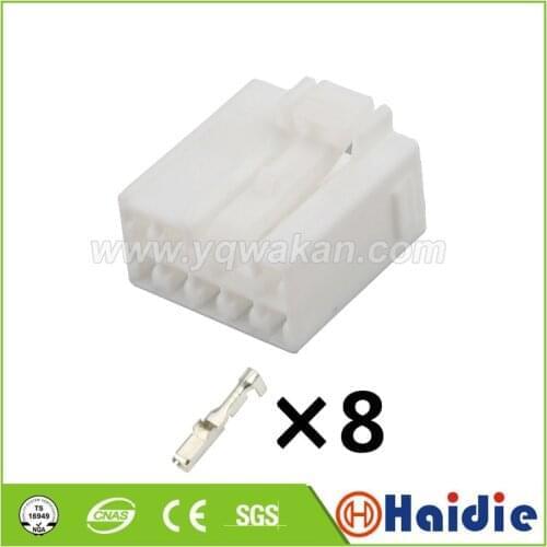 2sets 8pin auto ectric plug unsealed wiring cable connector 6240-5031