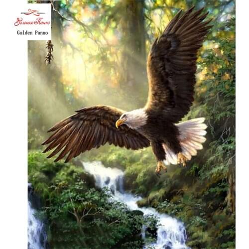 Diamond Painting Full Square 5D Diy Daimond Embroidery Diamant Mosaic Sale Displasy Broderie Diamant "Soaring eagle" 12