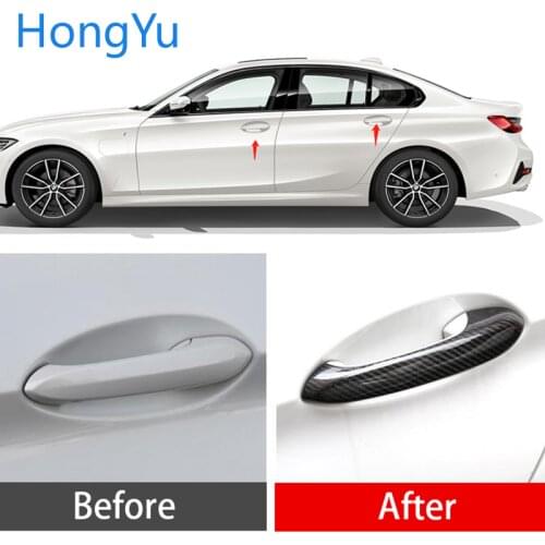For BMW 3 series G20 320d 330i M340i M sport 340i 2019 2020 100% real carbon fiber Auto outer door handle cover