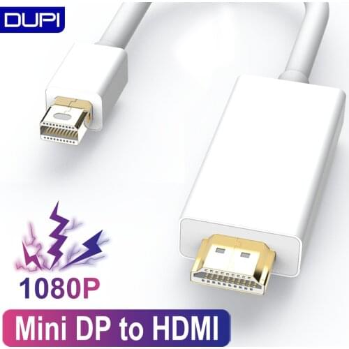 Mini DisplayPort to HDMI Cable 1080 HD DP to HDMI for MacBook Air PC iMac Mini Display Port to HDMI Cable Thunderbolt 2