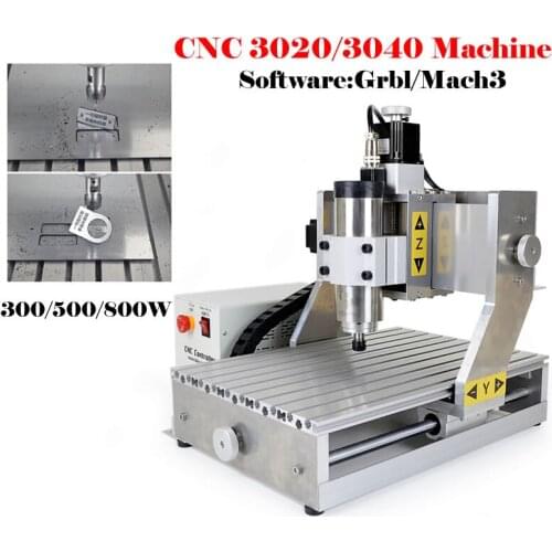 Mini CNC 3040 3020 Router Engraving Milling Machine 3 Axis USB Port Wood Metal Engraver GRBL Mach3 Software ER11 Collects Kit