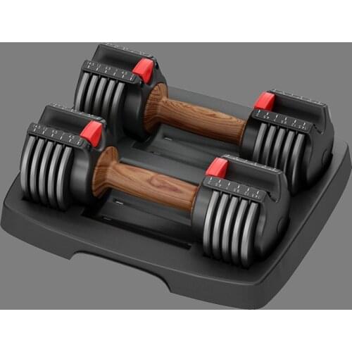 Mens And Womens Quickly Adjustable Household Fitness Strength Training Equipment Dumbbell Set