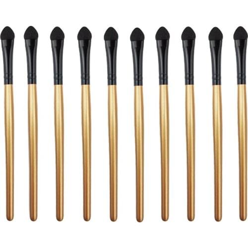 10pcs Professional Eye Makeup Brushes Set Rainbow EyeShadow Eyebrow Line Concealer Powder Cosmetic Beauty Brush Tool Kit