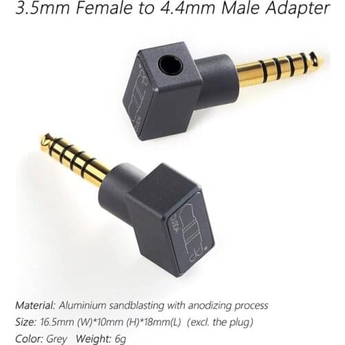 DD ddHiFi DJ30A Adapter 3.5mm Female to 4.4mm Male Apply to 3.5mm Earphone Cable from 4.4 Output