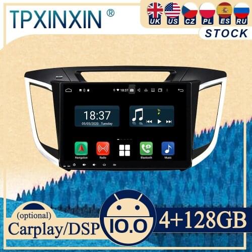 PX6 For Hyundai IX25 2014-2018 Android10 Carplay Radio Player Car GPS Navigation Head Unit Car Stereo WIFI DSP BT