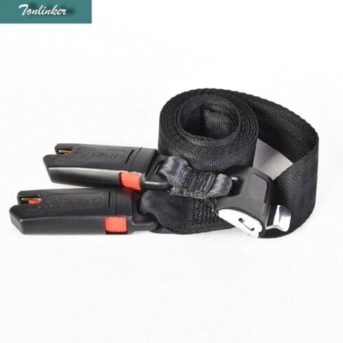 Tonlinker 1 PCS DIY car styling Child car safety seat ISOFIX fixture interfacing tape case Stickers for Nissan X-Trail 2014