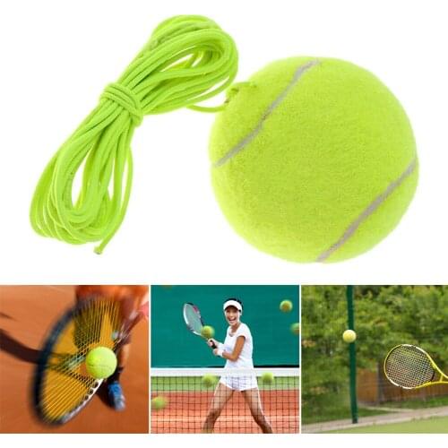 Tennis Trainer Tennis Ball Practice Single Self-Study Training Rebound Tool with Elasctic Rope SP99