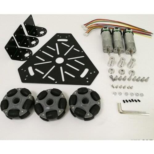 Smart Robot Omni Car Chassis For Arduino Wheel DIY Trolley Model Car Model Graduation Design Small Car Competition Competition