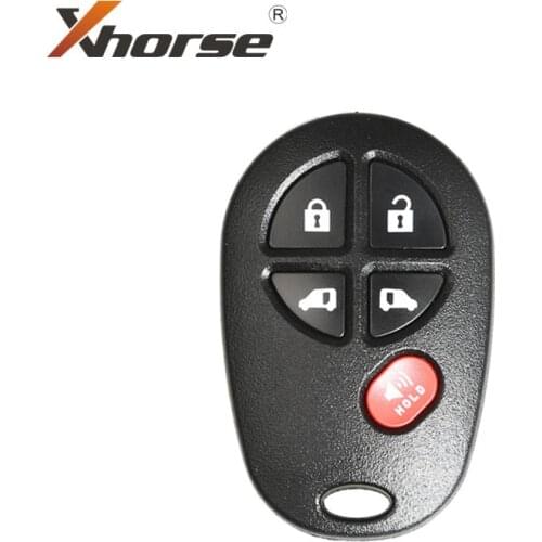 Xhorse XKTO08EN Wire Universal Remote Key 5 Buttons for VVDI Key Tool English Version 1Piece