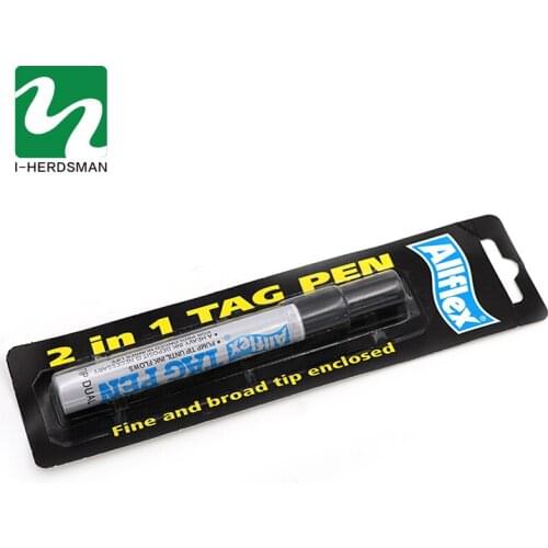 Farm Animals Allfex ear tag marked pens ear tag markings pen pig ear mark is permanently clear Free Shipping farm equipmentd35