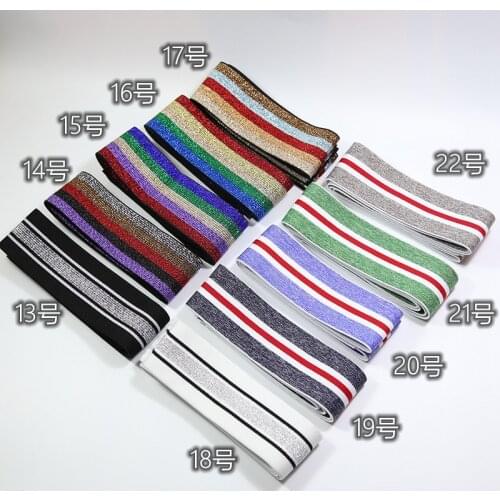 Jacquard 4cm wide elastic band pants waistband rubber band flat elastic accessories rubber belt