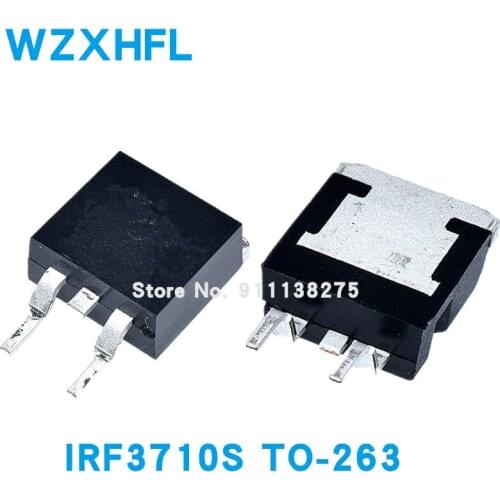 10PCS IRF3710STRLPBF TO-263 IRF3710S TO263 F3710S IRF3710 D2PAK 57A 100V SMD MOSFET new and original IC Chipset