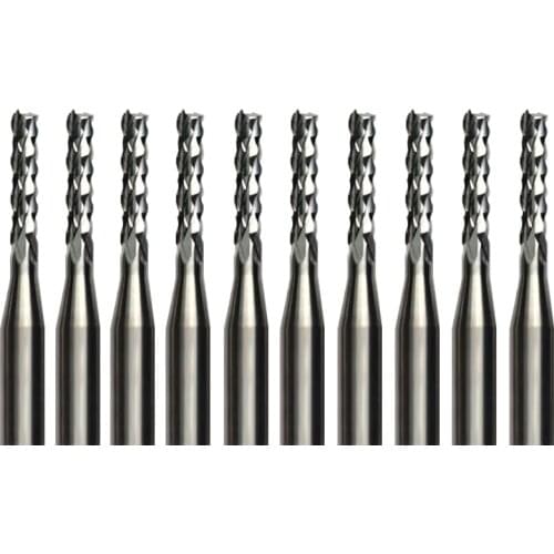 10pcs Carbide PCB CNC Engraving Bits End Milling Cutter cutting drill hole endmill - 2.0mm Diameter # ST3.2.10
