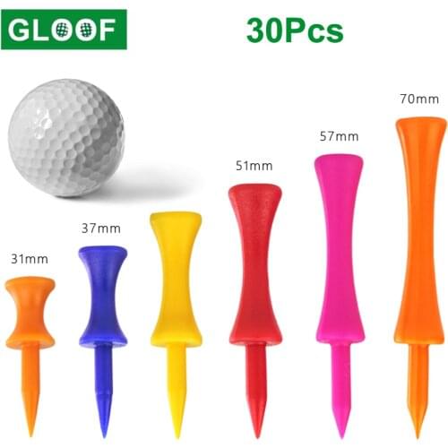 30Pcs/Set Golf Ball Studs Plastic Ball Seat Accessories Nails Holder Support For Golfer Training Aids Random Color