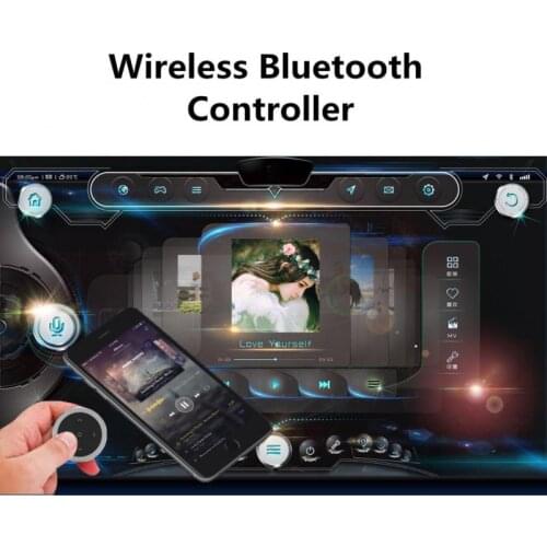Wireless Car Steering Wheel Remote Control For Radio Car Motorcycle Bike Steering Wheel MP3 Music Play Control For IOS Android
