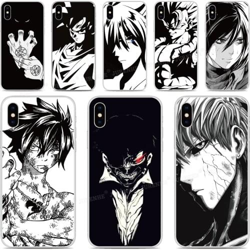 DIY Custom Photo Cover Black White Anime Cases For ASUS-ZenFone Max Pro M1 Rog Phone 2 6 5 5Z 4 Lite L1 Shot Plus M2 Phone Case