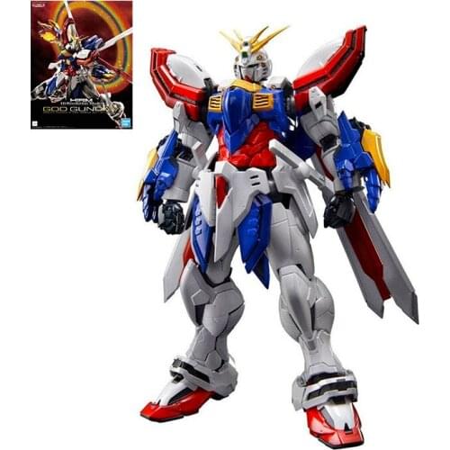 BANDAI God Gundam HIRM 1/100 GF13-017NJ 2 Model Kids Assembled Toys Robot Anime Action Figure Collections Christmas Puzzle Gifts