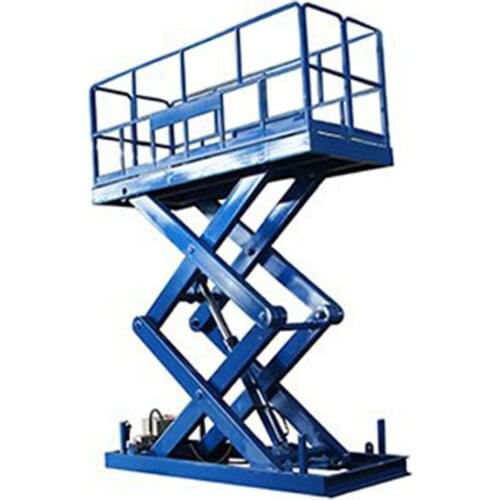 Qiyun Hydraulic Stationary Scissor Lift Fixed Heavy Scissor Lift 3ton Capacity for Car