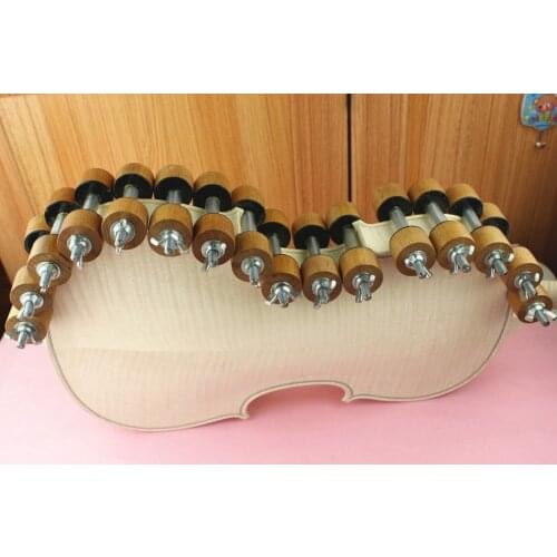 Violin making/repair tools, 30 pcs simple root violin glueing clamps