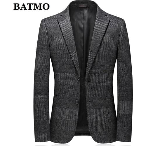 BATMO 2020 new arrival autumn casual blazer men,mens casual jackets,plus-size M-4XL A553