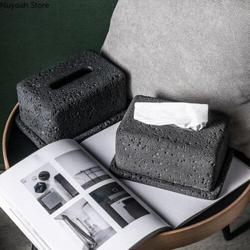 Nordic Tissue Box Creative Simple Pumping Box Restaurant Coffee Table Napkin Storage Decoration Living Room Home Decoration