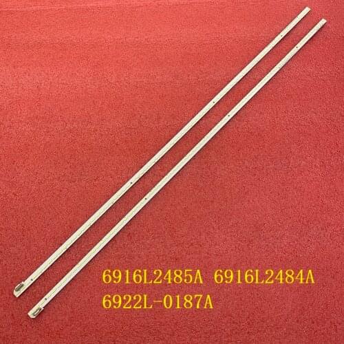 New 2 PCS/set LED backlight strip FOR LG 60UH770V 60UH7700 6916L-2485A 6916L-2484A 60 V16 ART3 2485 2484 R L type 6922l-0187a