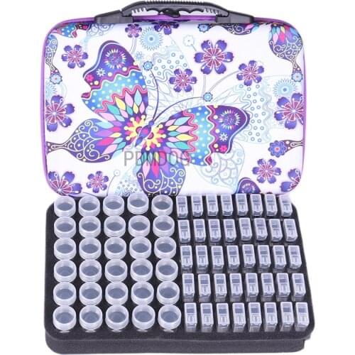 New 132/70/20/40 Bottles beads container Diamond Painting Tools Storage Bag Carry Case Daimond Painting Accessories Handbag