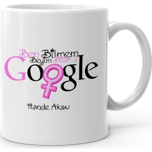 Personalized Custom Google I Dunno Beyim Knows White Mug Cup-1