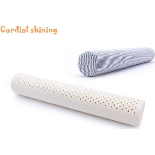 Cordial Shining Neck Pillow Pure Natural Latex Pillow Long Pillow 3 Colors Memory Foam Pillow Cervical Pillow Nursing Cushion