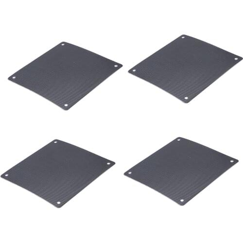 6pcs Computer Mesh PVC PC Case Fan Cooler Dust Filter Case Dustproof Cover Chassis dust cover
