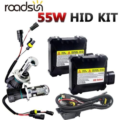 Roadsun Xenon Bulbs H4 (P43t)