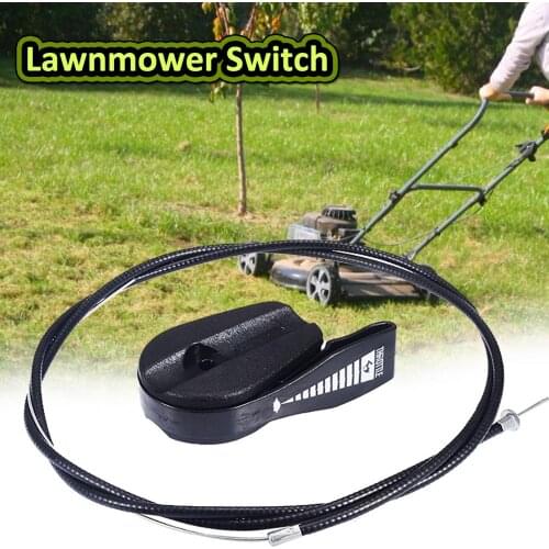 Home Garden Tools 55'' Lawnmowers Throttle Cable Switch Lever Control Handle Kit Garden Lawn Mower Switch