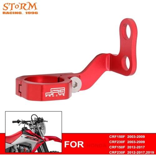 Motorcycle CNC Brake Hose Line Guide Cover Triple Clamp Wire Clip For HONDA CRF150F CRF 150F 03-2009 2012-2017 CRF230F 230F 2019