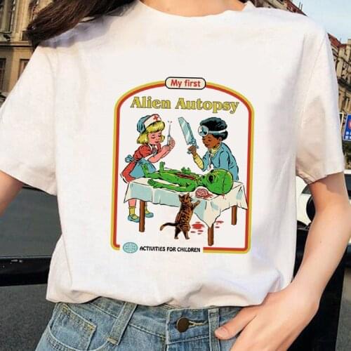 Female T-shirt Satan T-shirt Demon Death Scary Evil Hip Hop Devil Death Evil T-shirt Psychedelic Horror T-shirt Female