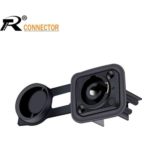 1PC Waterproof 3PIN PowerCON Panel Mount Jack Socket NAC3FCA+NAC3MPA-1 Chassis Plug Panel Adapter Professional Speaker Connector