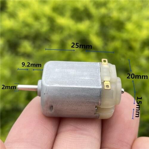 15mm*20mm Mini 130-18130 Electric DC Motor DC 3V-6V High Speed Carbon Brush Strong Magnetic RC Boat four-wheel Car