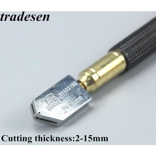 Portable Glass Cutter Oil Feed Glass Knife Diamond Antislip Handle Roller Multifunctional For Ceramic Professional Cutting Tools