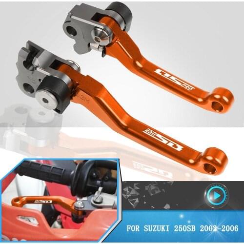 Motocross CNC Aluminum Clutch Brake Handle Levers Motorcycle Accessories Lever For Suzuki 250SB 250 SB 2002 2003 2004 2005 2006