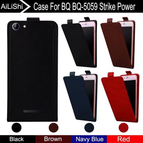 AiLiShi For BQ BQ-5059 Strike Power 5059 Case Up And Down Vertical Phone Flip Leather Case Phone Accessories 4 Colors Tracking