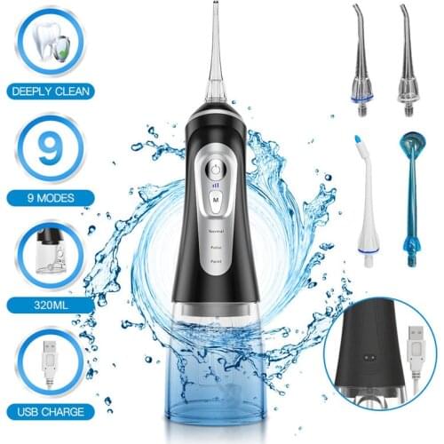 Electric Ultrasonic Oral Irrigator Portable Dental Irrigator Water Dental Flosser Nasal Irrigators Water Jet Teeth Cleaner