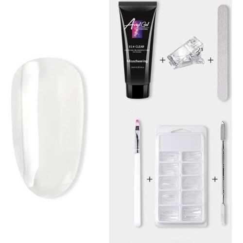 Extension Gel and All-in-one French Complete Builder Gel for Beginner Gel Nail