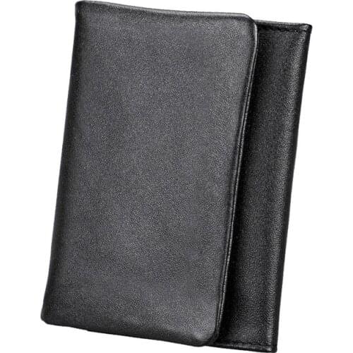 Fashion Women Wallet Vintage Genuine Leather Short Wallets Top Layer Cowhide Coin Purse Card Holder Small Mini Money Bag Pocket