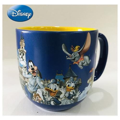 Disney Cute Cartoon Mickey Minnie Creative Ceramic Mug Large Capacity Mug