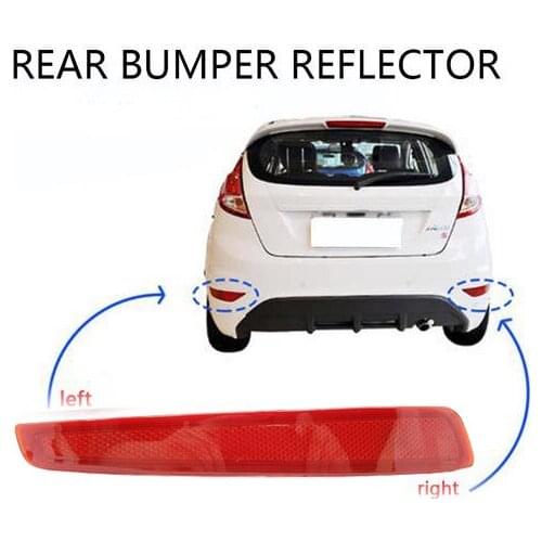 Left Right Rear Bumper Reflector Light Bumper Reflector Light Fog Lamp Assembly for Ford Mondeo Mk4 2011-2012
