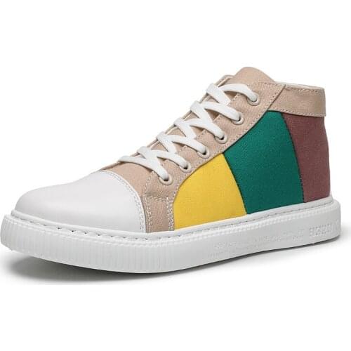 Turritopsis nutricula Mens Fashion Breathable Stitching color mesh Non-leather Causal shoes