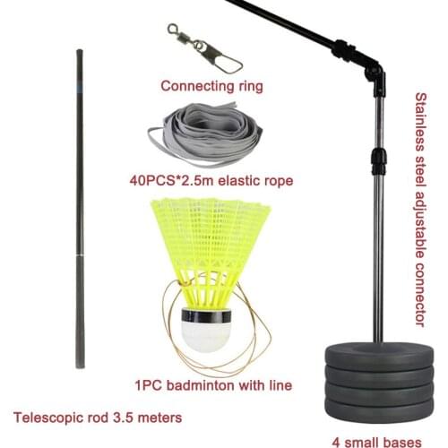 Elastic Children Badminton Portable Single Badminton Singles Rebounding Practice Automatic Sparring Badminton Set